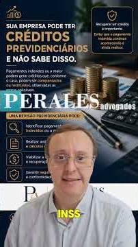 Você pode ter direito a compensação e restituição de crédito Previdenciário.