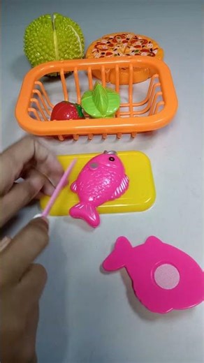 Satisfying with Unboxing Cutting Vegetables, Fruits, Pizza, Egg, Fish Toys Review | ASMR