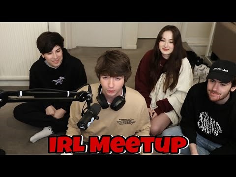 Karl ,George ,Tina and Sapnap IRL Meetup Full Stream