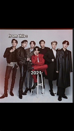 BTS 2021 Vs 2026💜🫶🏻#bts #btsarmy #btscomeback #btsot7 #gqkorea #btsarirang