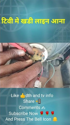 Why Your CRT TV Has Vertical Lines #shorts