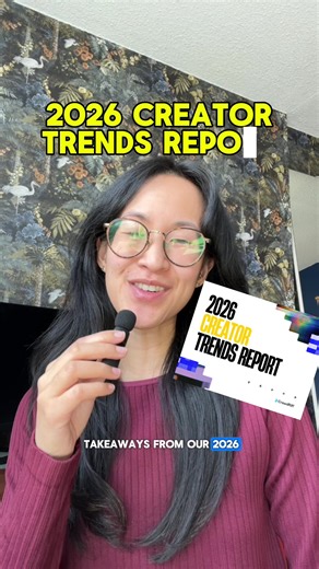Some highlights from our 2026 Creator Trends Report you’ll want to keep in mind for your marketing strategy 👀 - Video is STILL king - The creator economy is booming 🔥 - Nano and micro creators are on the rise #marketingtrends #marketingstrategy #creatormarketing #creatoreconomy #socialmediamanagement