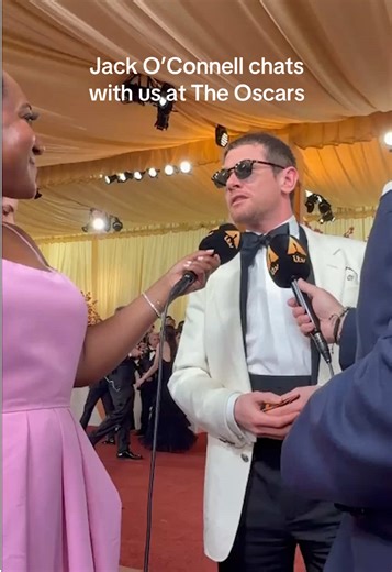 Fingers? Crossed. Fangs? In. 🧛 It’d be a ‘sin’ if Jack O’Connell went home empty handed tonight… #Oscars #ITVOscars #WhatToWatch