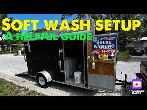 How to set up soft wash system like a professional
