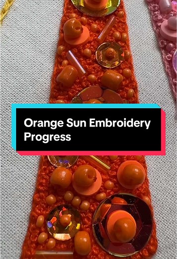 Orange Beading and Embroidery Techniques Revealed