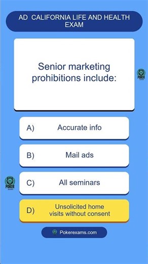 California life and health exam