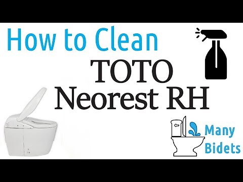 How do you keep your TOTO Neorest RH bidet toilet clean?
