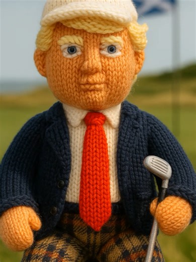 Donald Trump in Scotland: A Weekend of Knitting and Golf