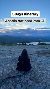 Save & Share! 3 days Family-Friendly Itinerary for Acadia National Park- ✅Day1- Sand Beach, Ocean Path, Jordan pond & Jordan Pond House, Bar Island Path, Sunset at Cadillac Mountain ✅Day2- Schoodic Peninsula, Bar Harbor Downtown & Waterfront, Nature & Sunset Cruise ✅Day3- Tidal Falls, Bass Harbor lighthouse, Wild Gardens of Acadia & Nature Center, Jessup Path ✅You need to consider additional days for traveling depending on your mode of transport. ✅It takes around 10.5 hours one to drive from NJ/