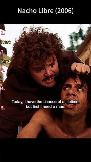 Nacho Libre (2006) | Nacho Recruits Esqueleto to Join the Wrestling Match