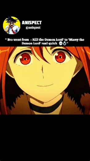 anime content on Instagram: "Enemies to lovers in 0.5 seconds 💀💕.. Name of this Anime... Anime: Maoyu: Archenemy & Hero. 2013 ‧ Episodes:1 season Rating: 6.7/10 IMDb Genre: fantasy, romance, and economic strategy. Song: ________ Plot: In Maoyu - Archenemy & Hero, a powerful Hero abandons his party to kill the Demon Queen and end a 15-year war. Instead of fighting, the Queen convinces him that a sudden peace would destroy both economies and cause mass starvation. They team up, using forbidden k