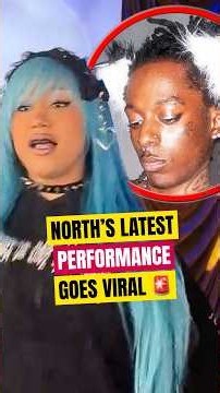 North’s Latest Performance Goes Viral 🚨 #shorts #NorthWest #Skaiwater
