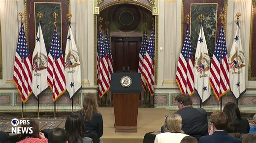 WATCH LIVE: Vance and Medicare head Oz make an announcement on fraud-fighting efforts | PBS NewsHour