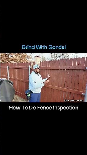 How to do fence inspection 🏠🛠️