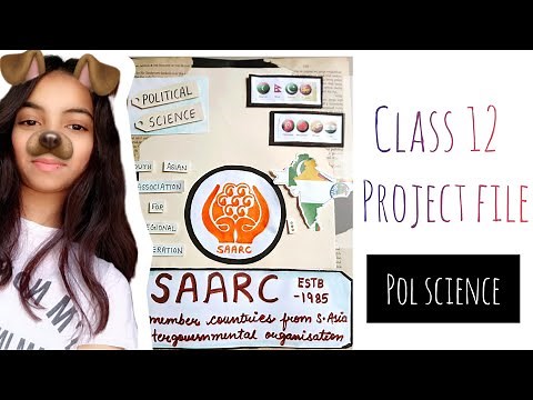 project file for class 12 ||SAARC|| must watch 😱😱😱 ‪@Simplyy.Yogita‬