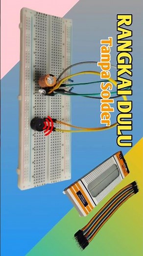 Cara menggunakan proyek board atau papan breadboard ‪@AdeRuswandi‬ #breadboard #tutorial #shorts