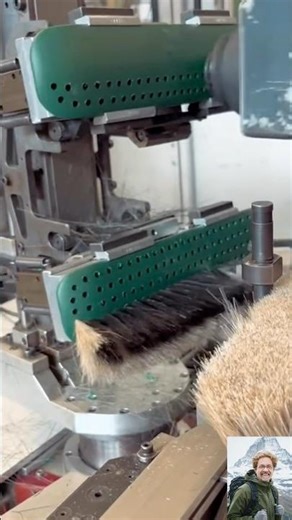 How Brushes Are Made in Seconds | Precision Manufacturing Machine at Work