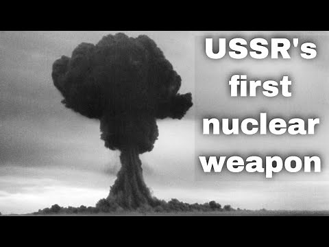 29th August 1949: USSR successfully detonates its first nuclear weapon, codenamed RDS-1