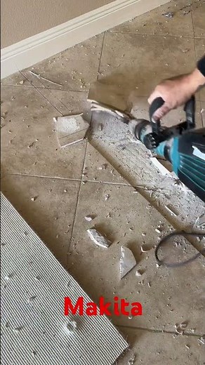 Makita 14 Amp 27 lb. AVT Demolition Hammer #flooring #satisfying #demo
