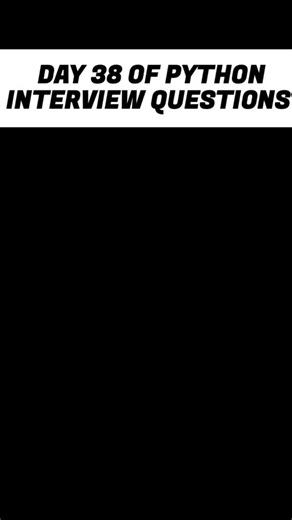 codexprem on Instagram: "Day 38 | Python Interview prep | Tricky question #shorts #shortvideo #ytshorts #effectking #trending"