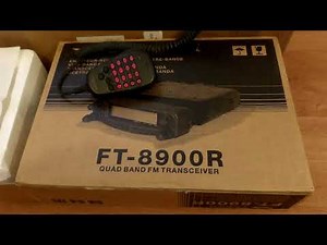 Yaesu FT-8900 R Quad Band Radio , Quick test on Tx power in all bands ,.