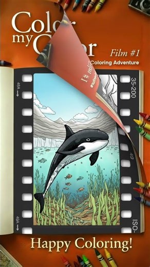 80s Retro Coloring Book ✨ Vintage 35mm Vibes & Relaxing Pages