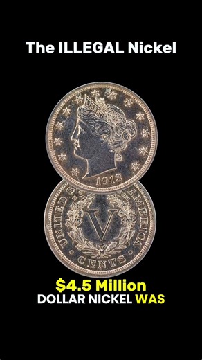 40K views · 607 reactions | $4.5 Million Nickel Made in Secret by a Mint Worker!  #coin #penny #treasurehunt #coincollecting #rarecoins | Ageless Assets | Facebook