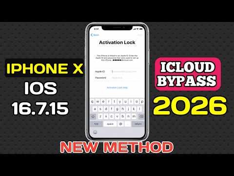 iPhone X Hello Screen Fix iOS 16.7.15 | Remove Activation Lock (Fix All Error) 2026