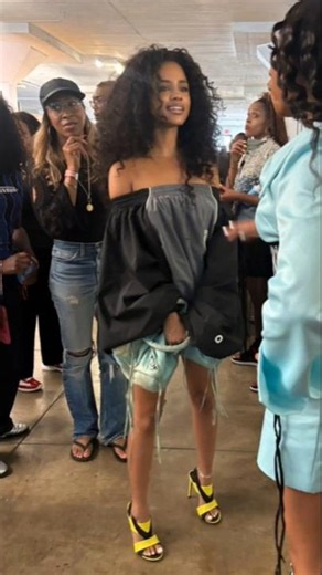 STARS OUTFIT pt.421 Tyla outfit at BET Awards Media House in Los Angeles, California 2026