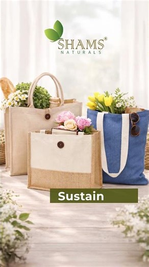 🌿Shams Naturals – Why Choose Jute Bags? #jutebag #ecofriendlybags #sustainableproducts