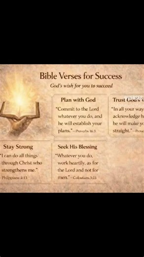 Bible Verses About Success and God’s Guidance