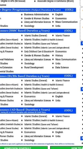 Allama Iqbal Open University (AIOU) Admissions Autumn 2025 | Apply Online