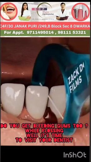 Gums bleed when you floss? Find out why!