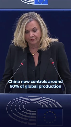 "We must de-risk from China," urges MEP Željana Zovko. "Its growing use of export controls is a stark reminder that trade can be weaponised, and that our dependence on malign actors leaves us vulnerable. The EU must invest in its own strategic capabilities." ▶️Watch. #EPlenary | EPP Group in the European Parliament