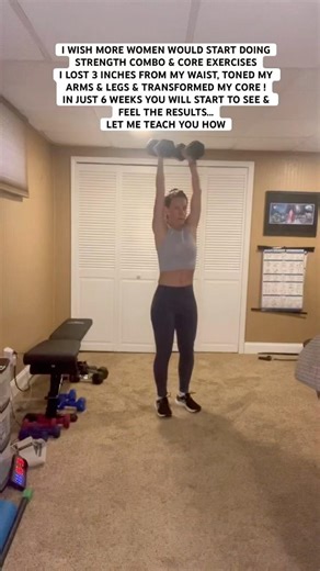 I've been doing 15 min strength & core classes 4x/wk using dumbbell & never been stronger.