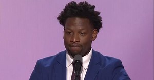 Detroit pastor Lorenzo Sewell speaks at the RNC