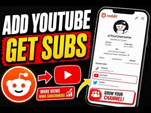 How To Add Your YouTube Channel to Your Reddit Profile (Step By Step Guide)