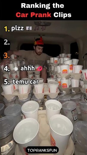 😂 FUNNIEST Car Prank Compilation Ranked #shorts #funnyshorts