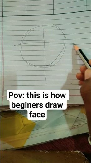 this is how beginet draw face