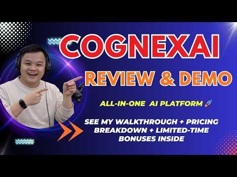 CogneX AI Review & Bonus | Full Software Walkthrough, Bundle & OTO Breakdown (My Take After Testing)