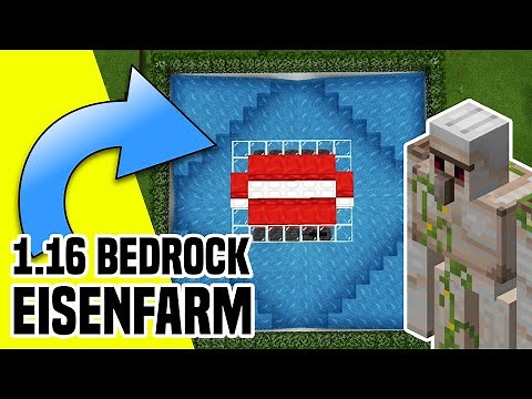 Minecraft Bedrock 1.16 Eisenfarm | funktioniert auf Konsole, PE und Win10
