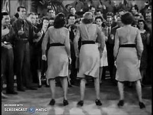 Andrew sisters dance from the movie Buck Privates