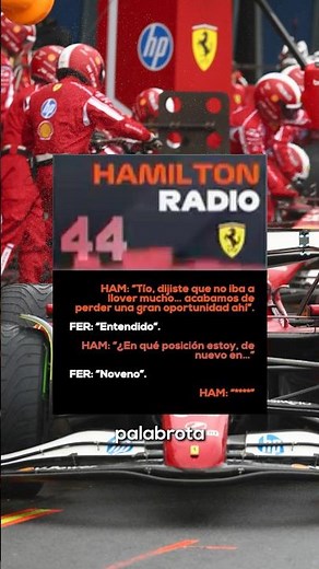🔥 ‘Chispas’ por radio entre Hamilton y su nuevo ingeniero de pista, Riccardo Adami. #f1 #formula1