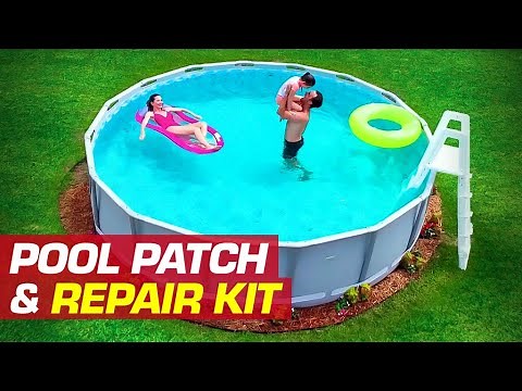 How to REPAIR a Pool Leak with the Flex Seal Pool Patch & Repair Kit?