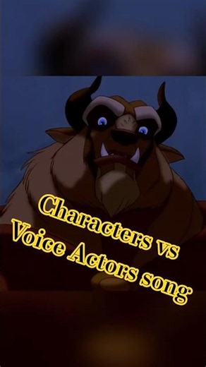 Beauty and the Beast Characters & Voice Actors Song 🌹✨ | AI Remix