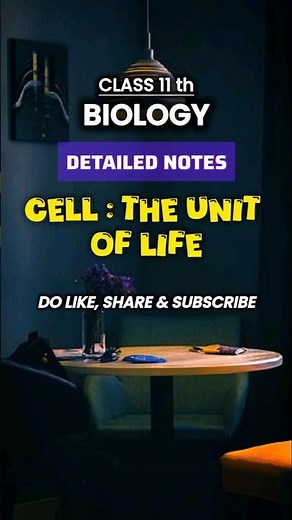 Cell Unit Of Life | DETAILED NOTES With All Tricks | NEET | NCERT | Biology Class 11 #neet #biology