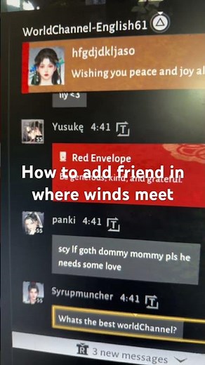 How to add friend in where winds meet
