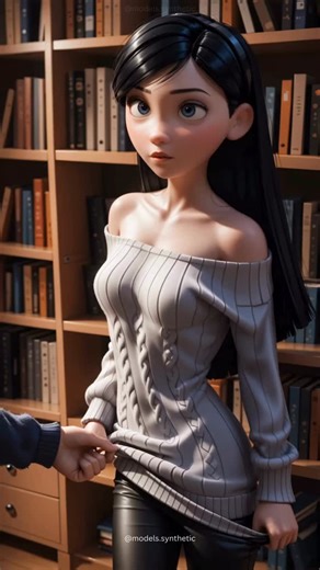 Synthetic Models™️ on Instagram: "Did you know Violet Parr once turned a trip to the New York Public Library into pure chaos? She went to pick up the season’s most popular reads—Lessons in Chemistry and The Light We Carry—but bumped into Timothée Chalamet flipping through the history aisle. One joke led to another, and soon the two were stacking books into a domino tower that wobbled dangerously close to the desk lamps. The librarian’s glare was so sharp it could’ve cut paper. They left laughing