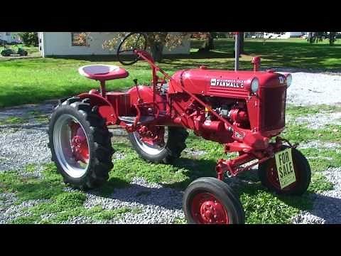 RESTORED INTERNATIONAL FARMALL CUB FOR SALE .IN SONY HD