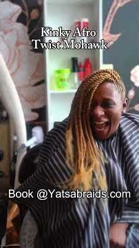Xpression Afro Twist hair! Twist Mohawk
